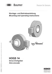 Baumer HOGS 14 Montage- Und Betriebsanleitung