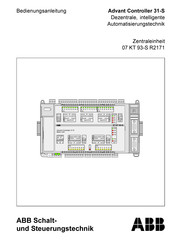 ABB Advant Controller 31-S Bedienungsanleitung