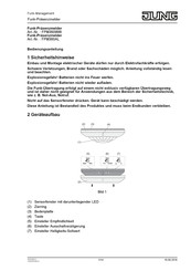 Jung FPM 360 WW Bedienungsanleitung