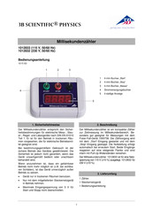 3B Scientific Physics 1012833 Bedienungsanleitung