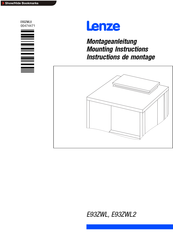 Lenze E93ZWL Montageanleitung