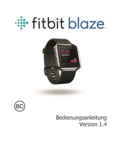 Fitbit blaze Bedienungsanleitung