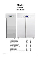 Tefcold BF850 Technische Anleitung