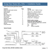 Lutron Energi Savr Node QS DALI Installationsanleitung