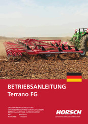 HORSCH Terrano 8 FG Betriebsanleitung