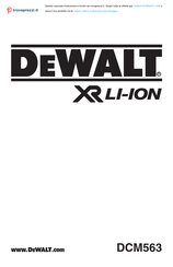 DeWalt DCM563 Originalanweisungen
