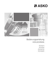 Asko R31831I Bedienungsanleitung