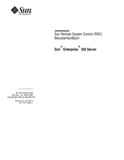 Sun Enterprise 250 Benutzerhandbuch