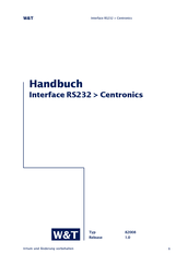 W&T RS232 - Centronics Handbuch