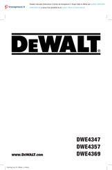 DeWalt DWE4369 Originalanweisungen
