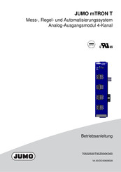 JUMO mTRON T Betriebsanleitung