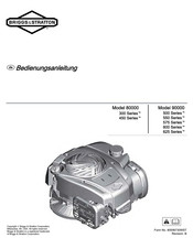 Briggs & Stratton 600 Serie Bedienungsanleitung