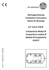 IFM Electronic AC2417 Montageanleitung