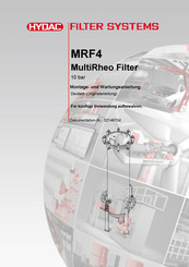 Hydac MRF4 Serie Montage- Und Wartungsanleitung