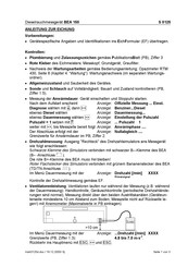 BEA 150 Anleitung
