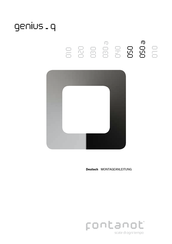 Fontanot genius - q 040 Montageanleitung
