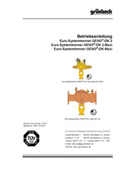 Grunbeck GENO-DK Maxi Betriebsanleitung