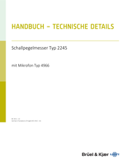 BRUEL & KJAER 2245 Handbuch