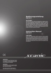 Scanic Club 12II Bedienungsanleitung