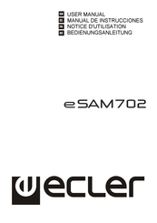 Ecler CESAM702C Bedienungsanleitung