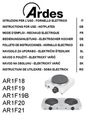 ARDES AR1F20 Bedienungsanleitung