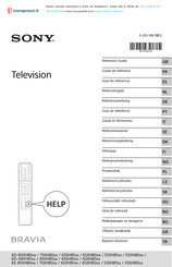 Sony BRAVIA 49XH80 Serie Kurzanleitung