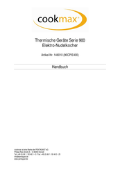 CookMax 9CP/E400 Benutzerhandbuch