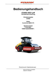 Dynapac CA 602 Bedienungshandbuch