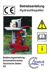 Lema Hydraulikspalter Betriebsanleitung