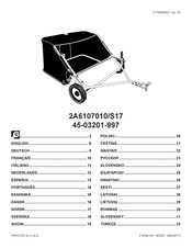 Stiga 45-03201-997 Bedienungsanleitung