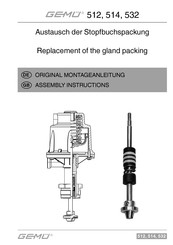 Gemü 514 Originalmontageanleitung