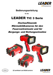 Leader TIC 3 Serie Bedienungsanleitung