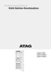 Atag KD84178BFC Bedienungsanleitung