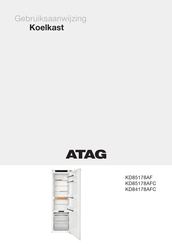 Atag KD85178AFC Bedienungsanleitung
