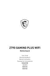 MSI Z790 GAMING PLUS WIFI Benutzerhandbuch
