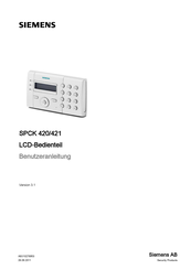 Siemens SPCK 420 Benutzeranleitung
