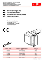 Riello RG3D TL Montage- Und Bedienungsanleitung