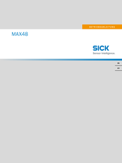 SICK MAX48 Betriebsanleitung