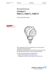Endress+Hauser Cerabar S PMP75 Kurzanleitung