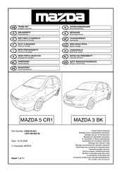 Mazda C830-V0-531 Einbauanleitung