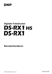DNP DS-RX1 HS Benutzerhandbuch