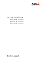 Axis Communications P1385-BE Benutzerhandbuch
