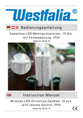 Westfalia 86 65 10 Bedienungsanleitung