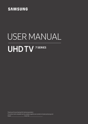 Samsung UE55RU7375 Bedienungsanleitung