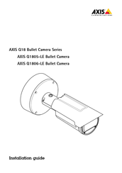 Axis Communications Q1806-LE Installationsanleitung