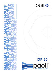 Paoli Avvitatori DP 36 Handbuch Für Gebrauch Und Wartung