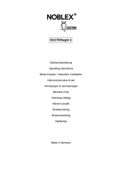 Noblex DOCTERsight C Gebrauchsanleitung