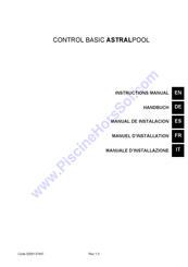 GRE CONTROL BASIC ASTRALPOOL CPH14 Handbuch