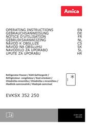 Amica EVKSX 352 250 Gebrauchsanweisung