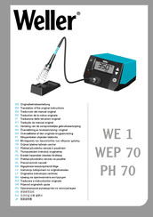 Weller WE 1010 Originalbetriebsanleitung